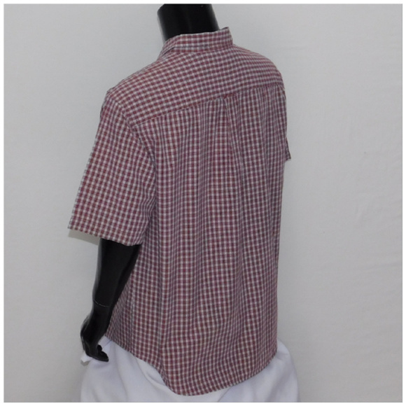 Short Sleeve, Buttonup, Plaid, size Large - Picture 3 of 8
